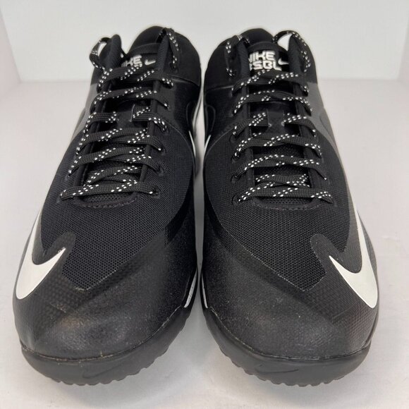 Nike Mens 684690-010 Black White Lunarlon MVP Pregame Size 12 Baseball Shoes main image 2